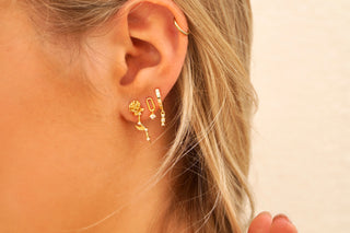 White Cute Flore - Earring(s)