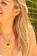 Load image into Gallery viewer, Yellow Heart Charms Chain - Necklace
