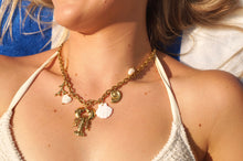 Load image into Gallery viewer, Big Lobster White Shell Charms - Necklace
