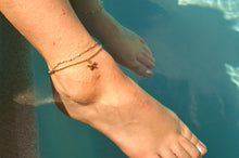 Load image into Gallery viewer, Blue Pearlies Starfish Charm - Ankle Bracelet
