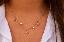 Load image into Gallery viewer, Small Pearly Sea Charms - Necklace
