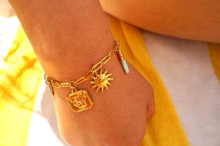 Blue Cool Pepper Charms - Bracelet