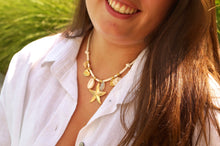 Load image into Gallery viewer, White Seashells Cord - Necklace
