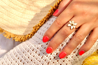 White Flower - Ring