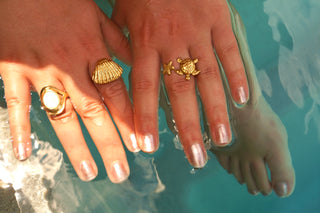 Marble Oval Treasure - Ring