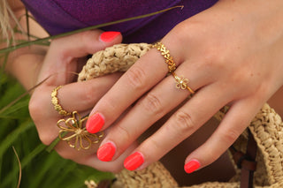 Big Open Flower - Ring