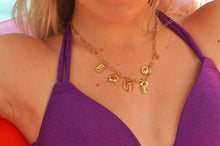 Load image into Gallery viewer, Palmtree Lobster Charms - Necklace
