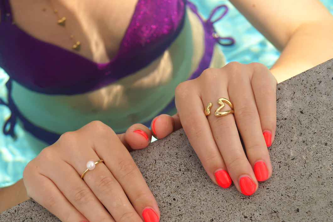 Double Hearts - Ring