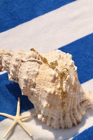 Palmtree Lobster Charms - Bracelet