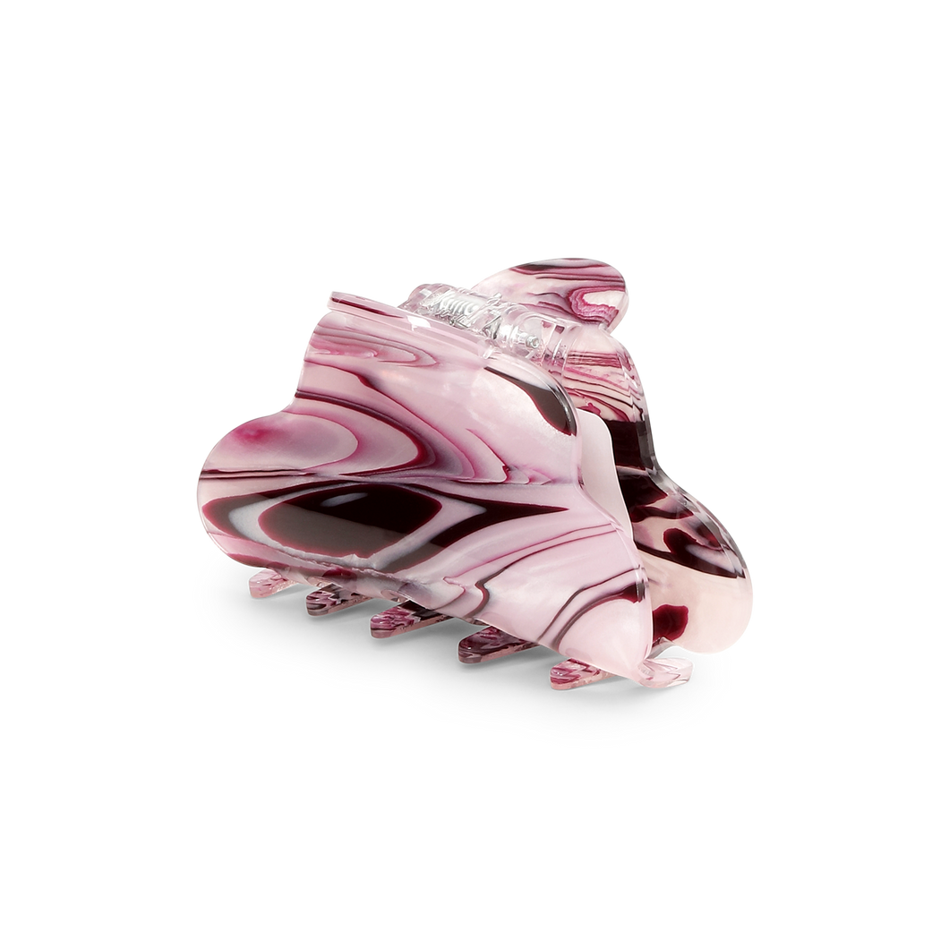 Burgundy Marble Lene Ember Big - Hairclip