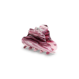 Burgundy Marble Lene Ember Mini - Hairclip