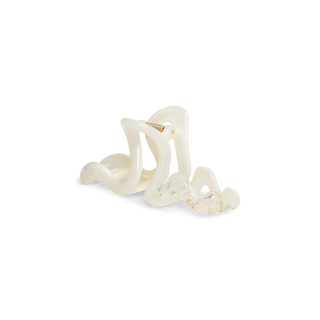 White New Sketch Big - Hairclip
