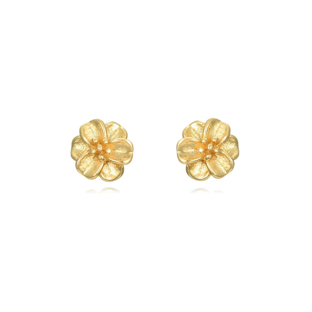 Blooming Flower Stud - Earrings