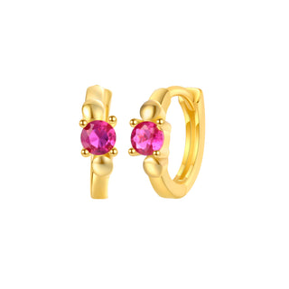 Mini Pink Diamond - Earrings