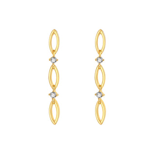 Triple Strass - Earrings