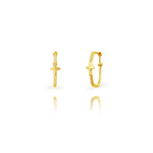 Load image into Gallery viewer, Cross Diamonds - Earrings
