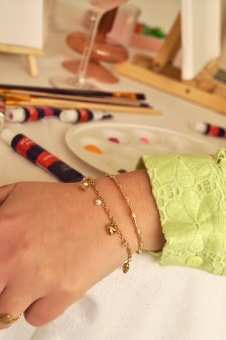 Cute Hearts Bangle - Bracelet