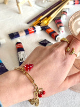 Load image into Gallery viewer, Funky Strawberry Charms - Bracelet
