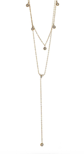 Diamond Clover Y (2-in-1) - Necklace