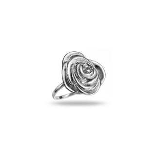 Silver Vintage Rose - Ring