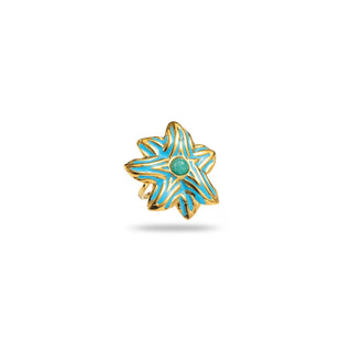Blue Aya Flower - Ring