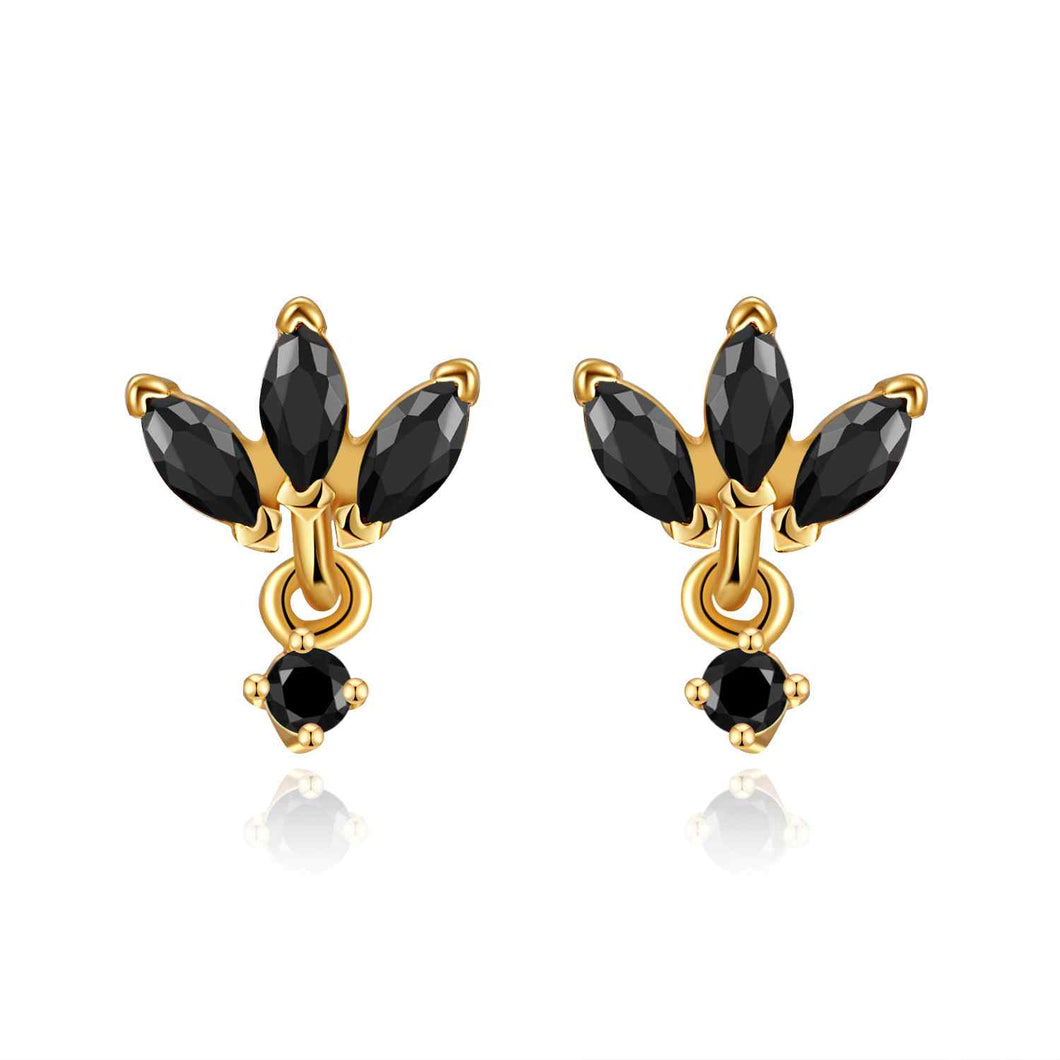 Black Fairytale Studs - Earrings