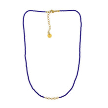 Load image into Gallery viewer, Blue Pippa Pearls - Necklace
