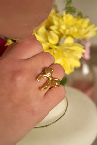 Girly Big Bow - Ring