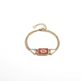 Red Eye Medaillon - Bracelet