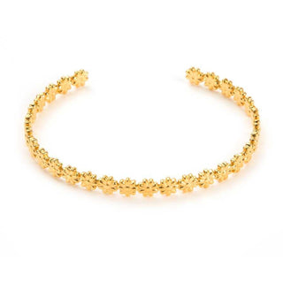Multi Daisy Flowers Bangle - Bracelet