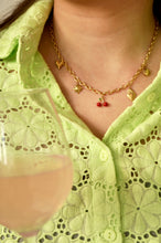 Load image into Gallery viewer, Cherry Heart Charms - Necklace
