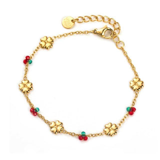 Multi Cherry Clovers - Bracelet