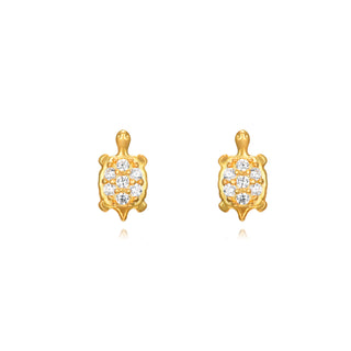 Diamond Turtle - Earrings