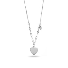 Load image into Gallery viewer, Two Silver Hearts - Necklace
