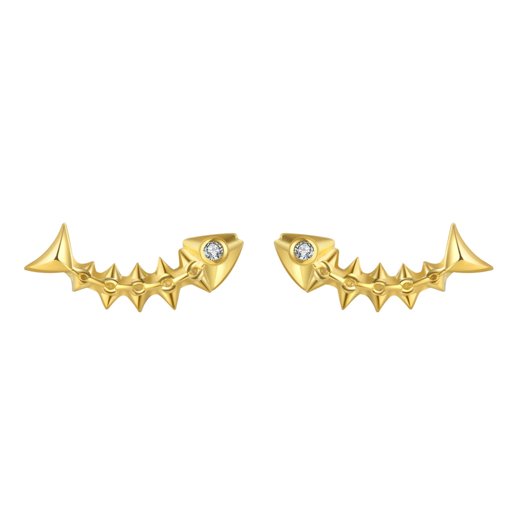 Fish Bone - Earring(s)