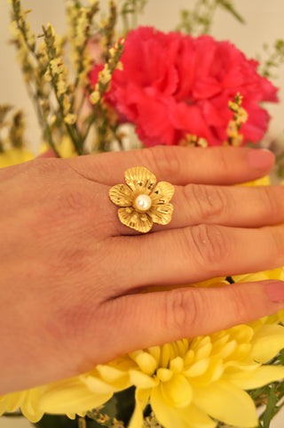 Pearly Flowery - Ring