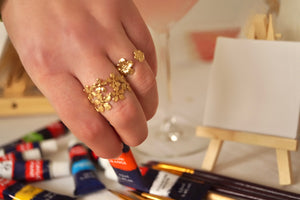 Double Joline Flowers - Ring
