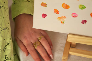 Double Joline Flowers - Ring