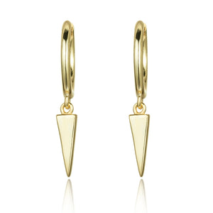 Golden Triangles - Earrings