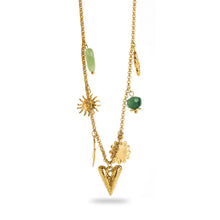 Load image into Gallery viewer, Green December Charms - Necklace
