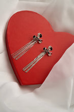 Load image into Gallery viewer, Silver Valentine Flowers - Earrings
