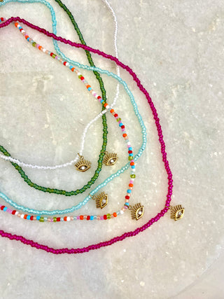 Fushia Eye - Necklace