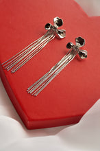 Load image into Gallery viewer, Silver Valentine Flowers - Earrings
