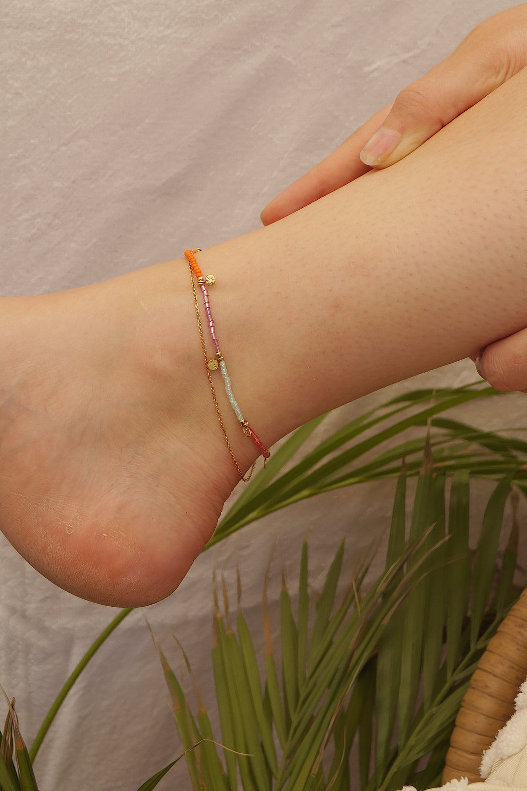 Rainbow Underwater Coins (2 in 1) - Ankle Bracelet