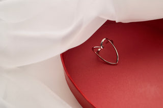 Cupid Heart Silver - Ring