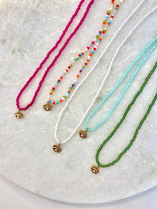 Fushia Eye - Necklace