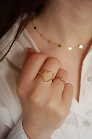 Double Hearts - Ring
