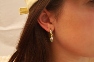 Blue Color Splash - Earrings