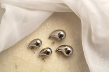 Load image into Gallery viewer, Teardrop Small Silver - Earrings
