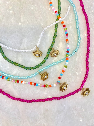 Fushia Eye - Necklace